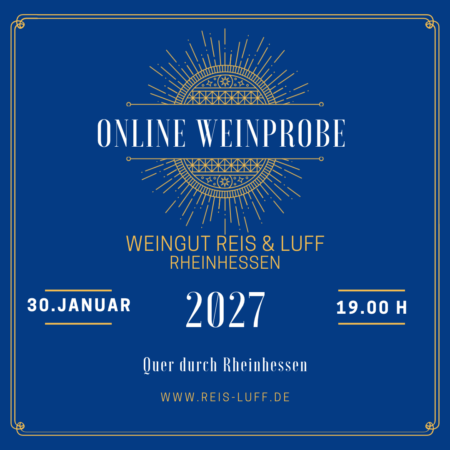 Online-Weinprobe 30.Januar 2027