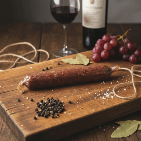 Wilde Walnuss-Salami